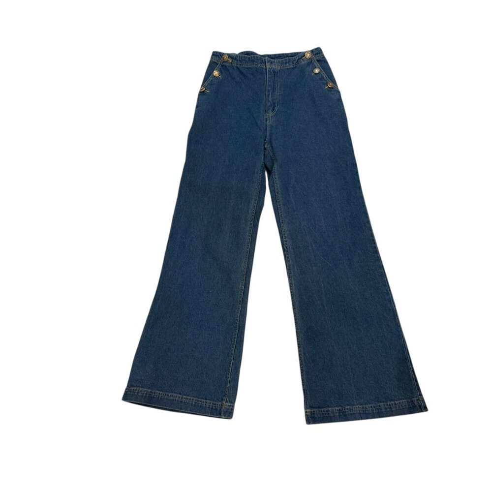 NWT Minnie Majorette Disney Limited Edition High Rise Wide-Leg Jeans-10 28 Macys - Picture 16 of 16